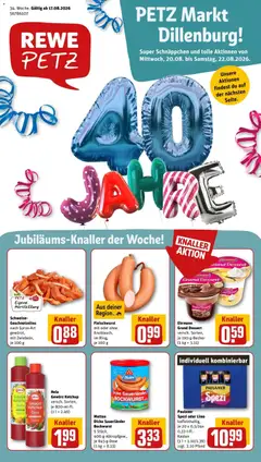 Vorschau von dem Prospekt des Geschäftes Rewe, gültig ab dem 17.08.2026