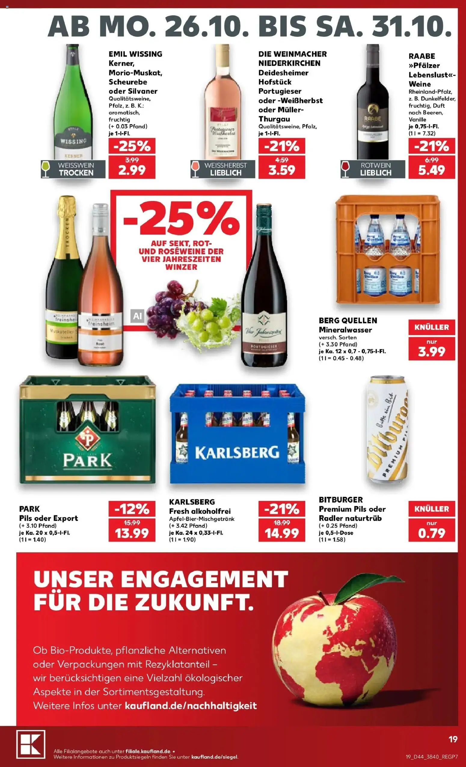 Vorschau von dem Prospekt des Geschäftes Kaufland, gültig ab dem 26.10.2026