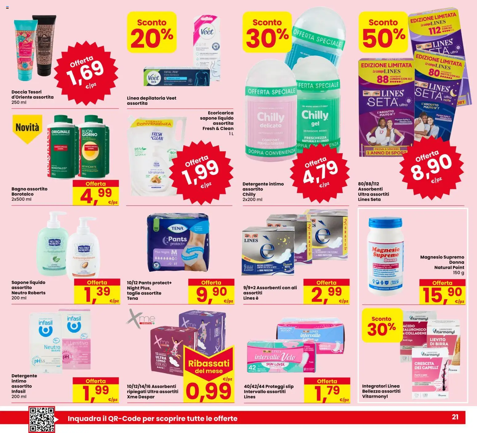Anteprima dell'opuscolo Eurospar volantino Verona dal negozio Eurospar valido da 15/10/2026 - Birra, Bagno, Doccia, Intimo, Lievito, Sapone, Assorbenti, Proteggi slip