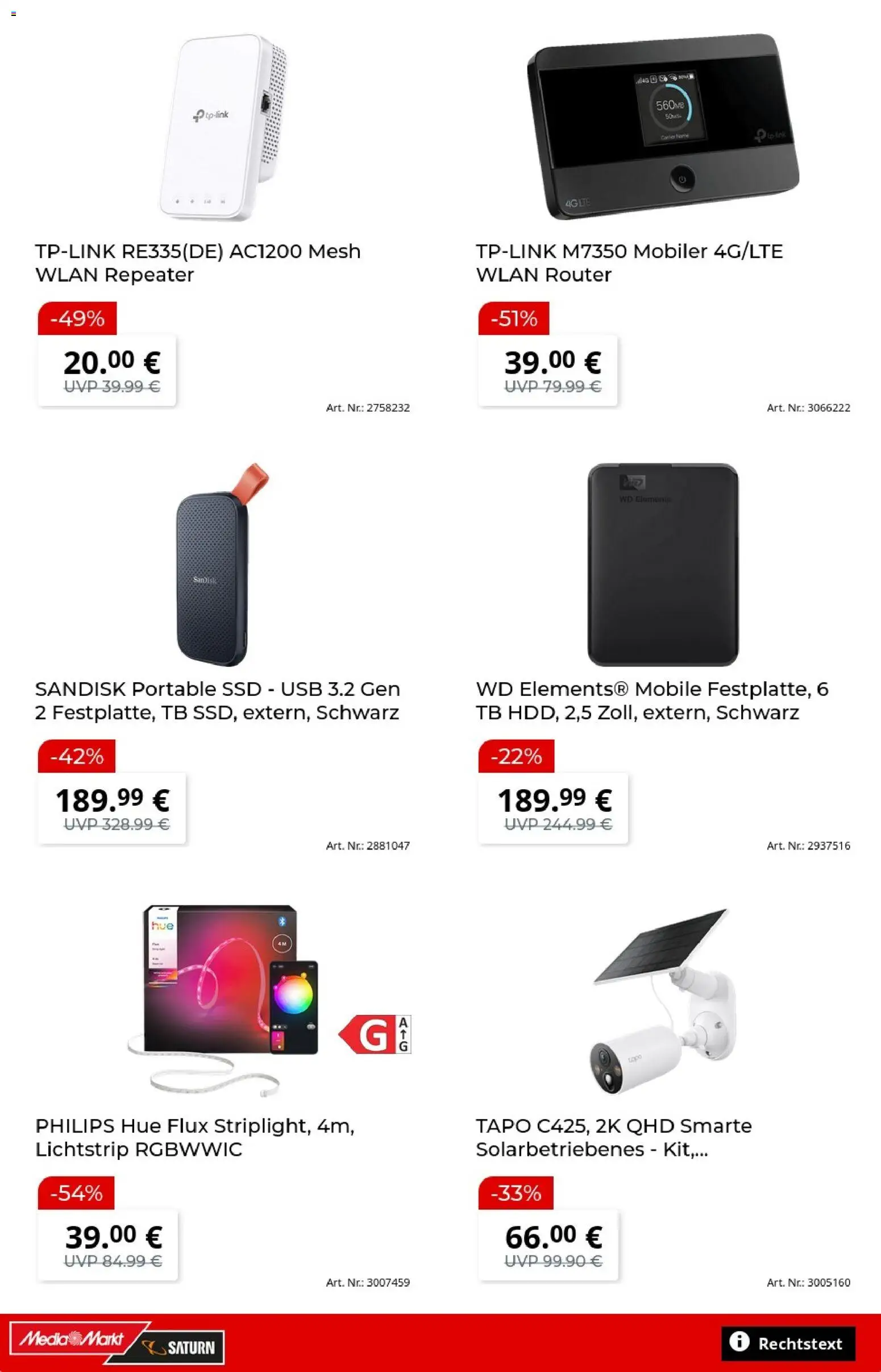 Vorschau von dem Prospekt des Geschäftes Media Markt, gültig ab dem 27.10.2026 - Philips, Wlan router, USB