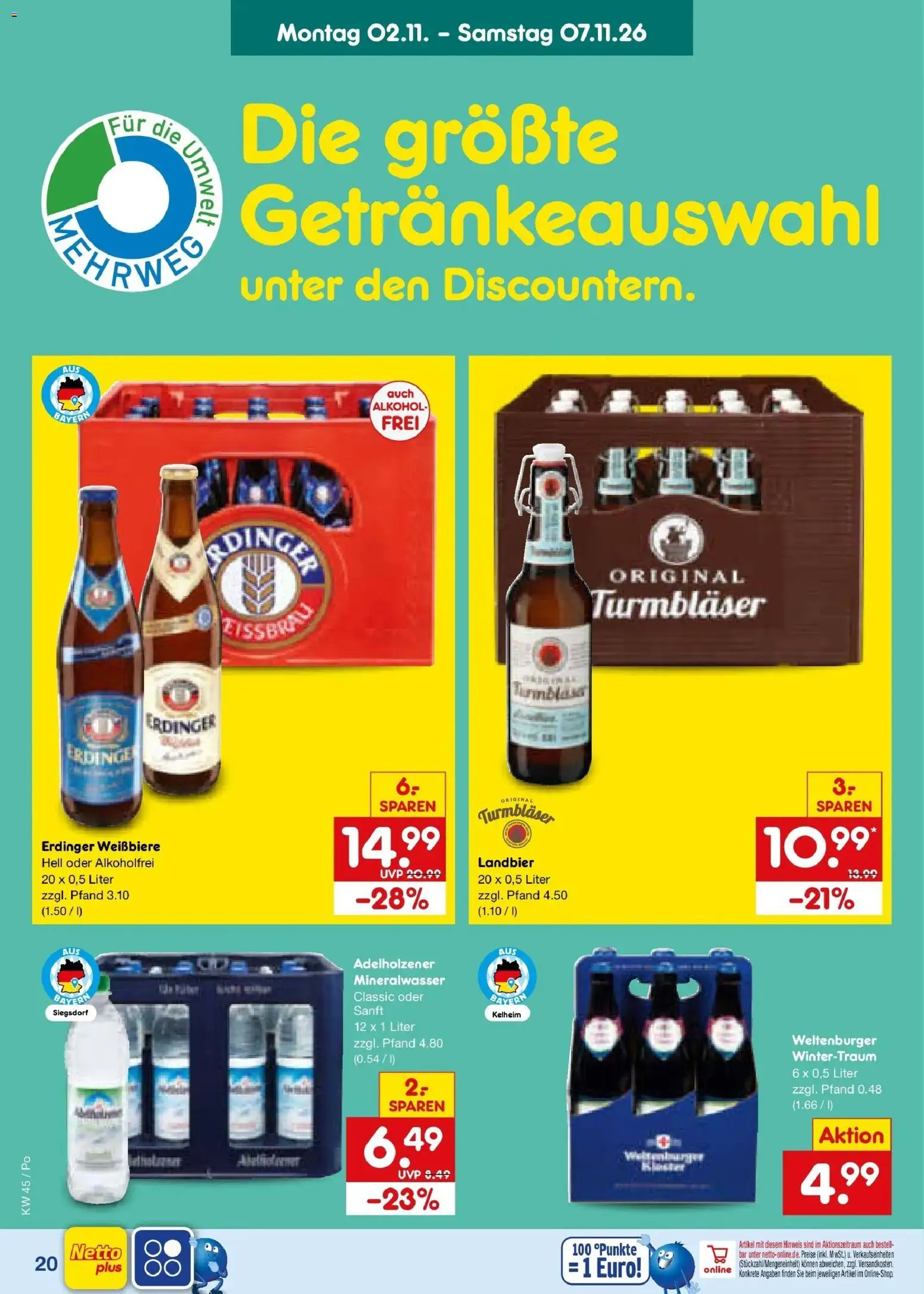 Vorschau von dem Prospekt des Geschäftes Netto Marken-Discount, gültig ab dem 02.11.2026