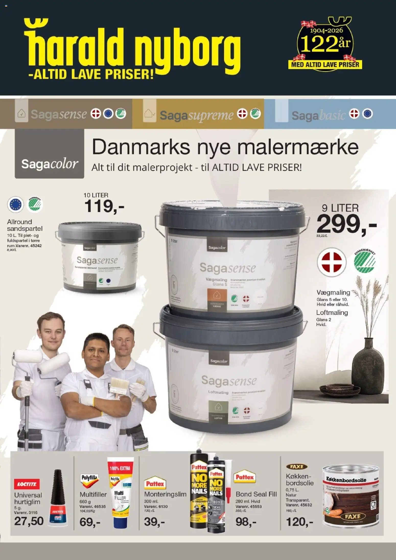 Eksempel på tilbudsavis Harald Nyborg - Maling fra butik Harald Nyborg gyldig fra 21/09/2026