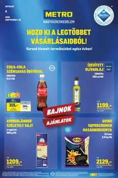 Metro - Metro akciós újság megtekintése, amely érvényes 2026.09.01.-től