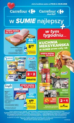 Pogląd gazetki "Carrefour gazetka" ze sklepu Carrefour ważnej od 15.06.2026