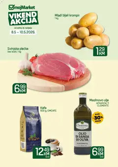 Pregled letka mojMarket Vikend akcija trgovine mojMarket vrijedi od 08.05.2026