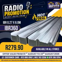 Preview of Laduma Hardware flyer valid from 01/08/2026