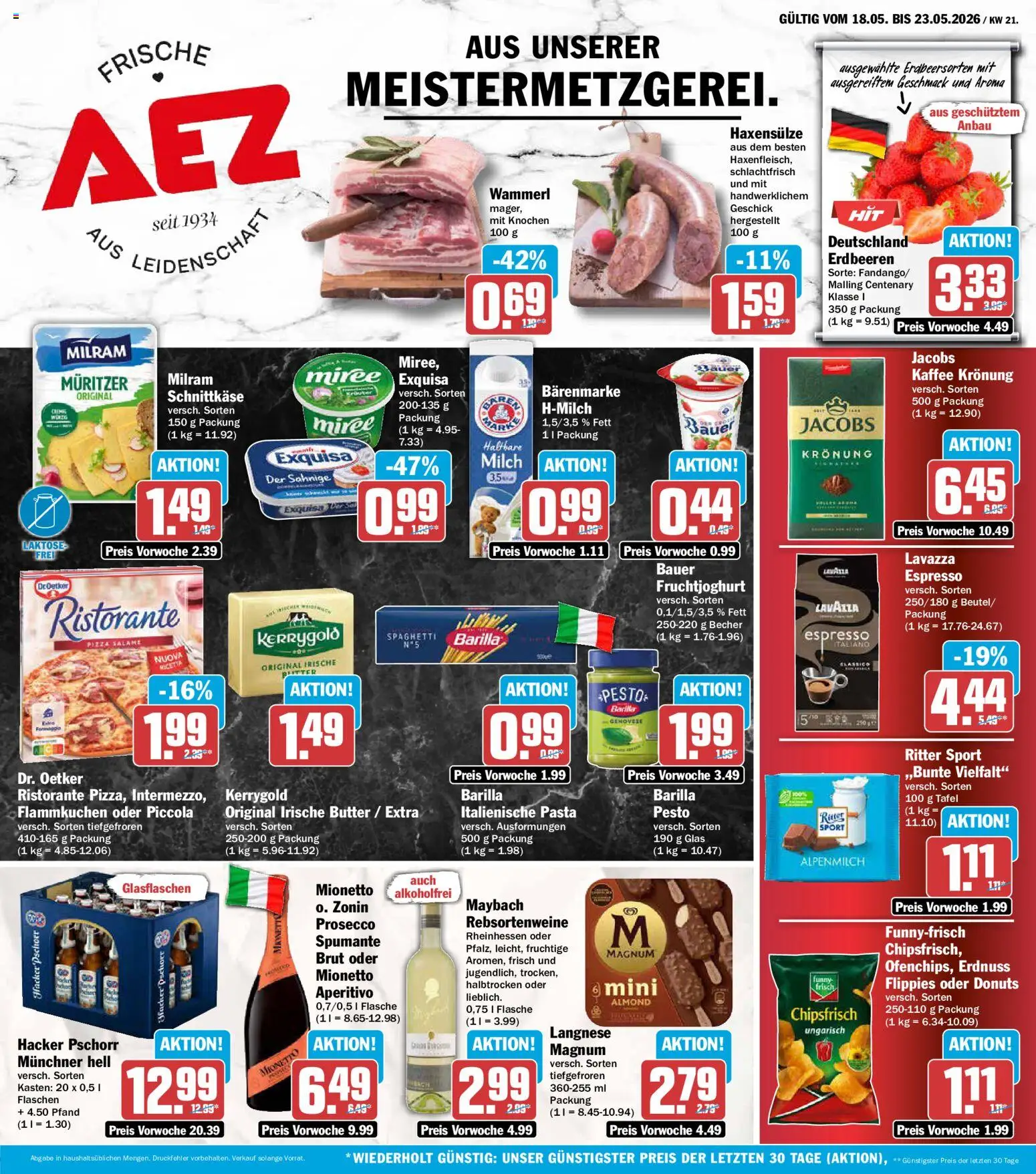 Vorschau von dem Prospekt des Geschäftes AEZ, gültig ab dem 18.05.2026