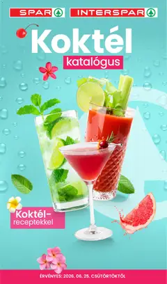 Spar - Spar Koktél katalógus megtekintése, amely érvényes 2026.06.25.-től