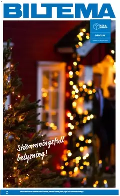 Förhandsgranska reklamblad Biltema erbjudanden Julbelysning från butik Biltema gäller från 16/10/2026