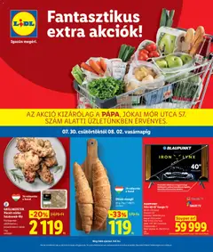Lidl - Lidl Pápa megtekintése, amely érvényes 2026.07.30.-től