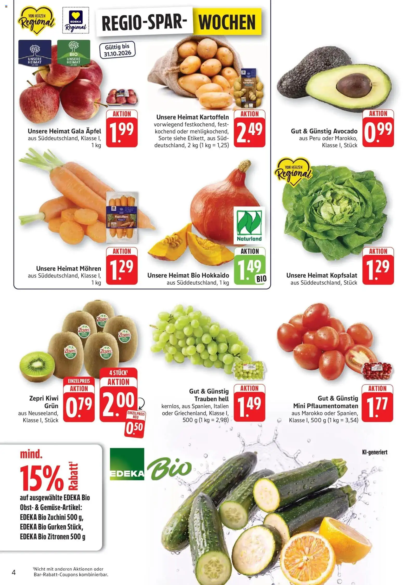 Vorschau von dem Prospekt des Geschäftes Edeka, gültig ab dem 19.10.2026