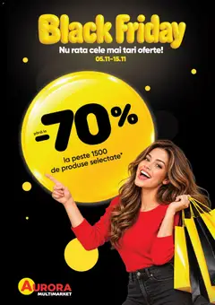 Previzualizarea de cataloage: Aurora Multimarket Aurora Multimarket Black Friday valabil de la 05.11.2026