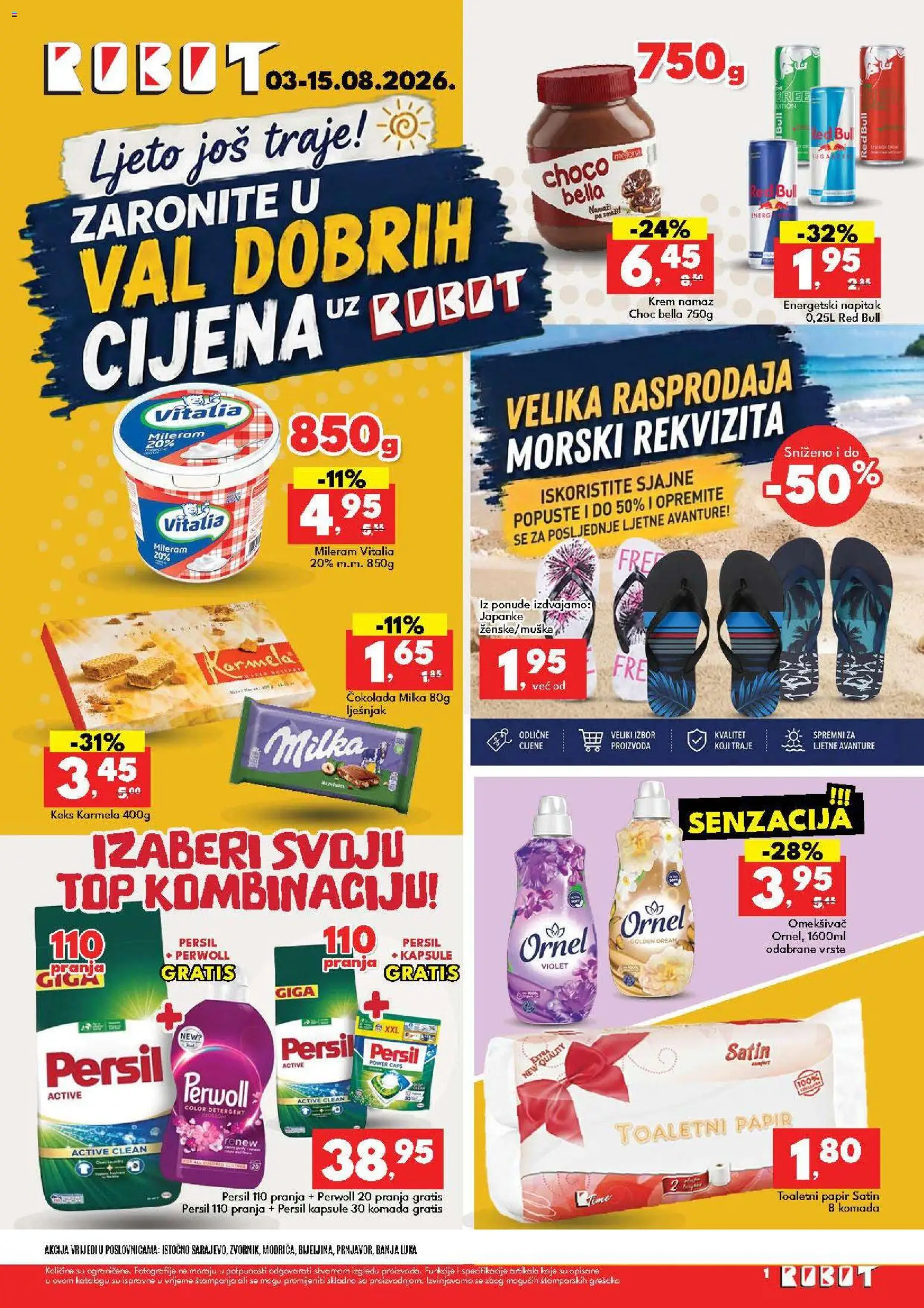 Pregled letka Robot katalog trgovine Robot vrijedi od 03.08.2026