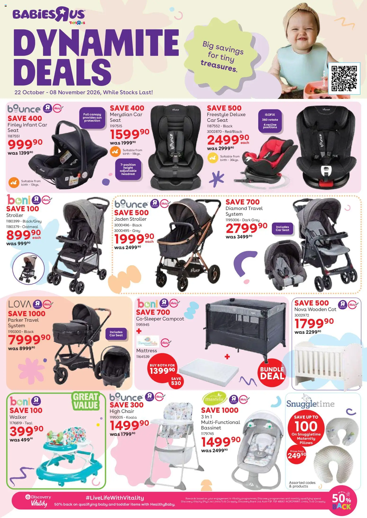 Preview of Babies R Us flyer valid from 22/10/2026 - Mattress, Chair