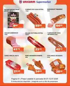 Previzualizarea de cataloage: Unicarm Unicarm Catalog Carne valabil de la 09.07.2026