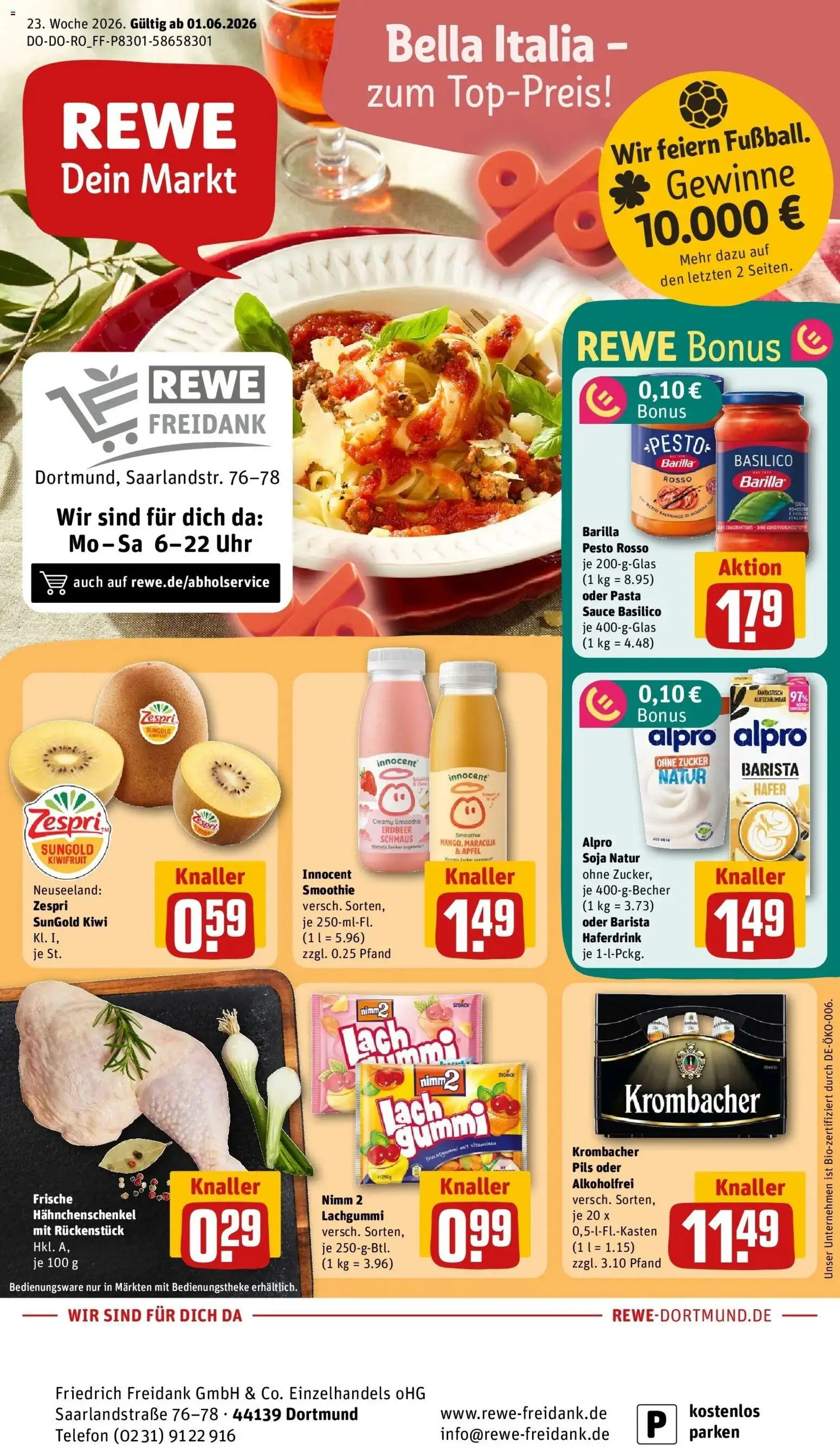 Vorschau von dem Prospekt des Geschäftes Rewe, gültig ab dem 01.06.2026