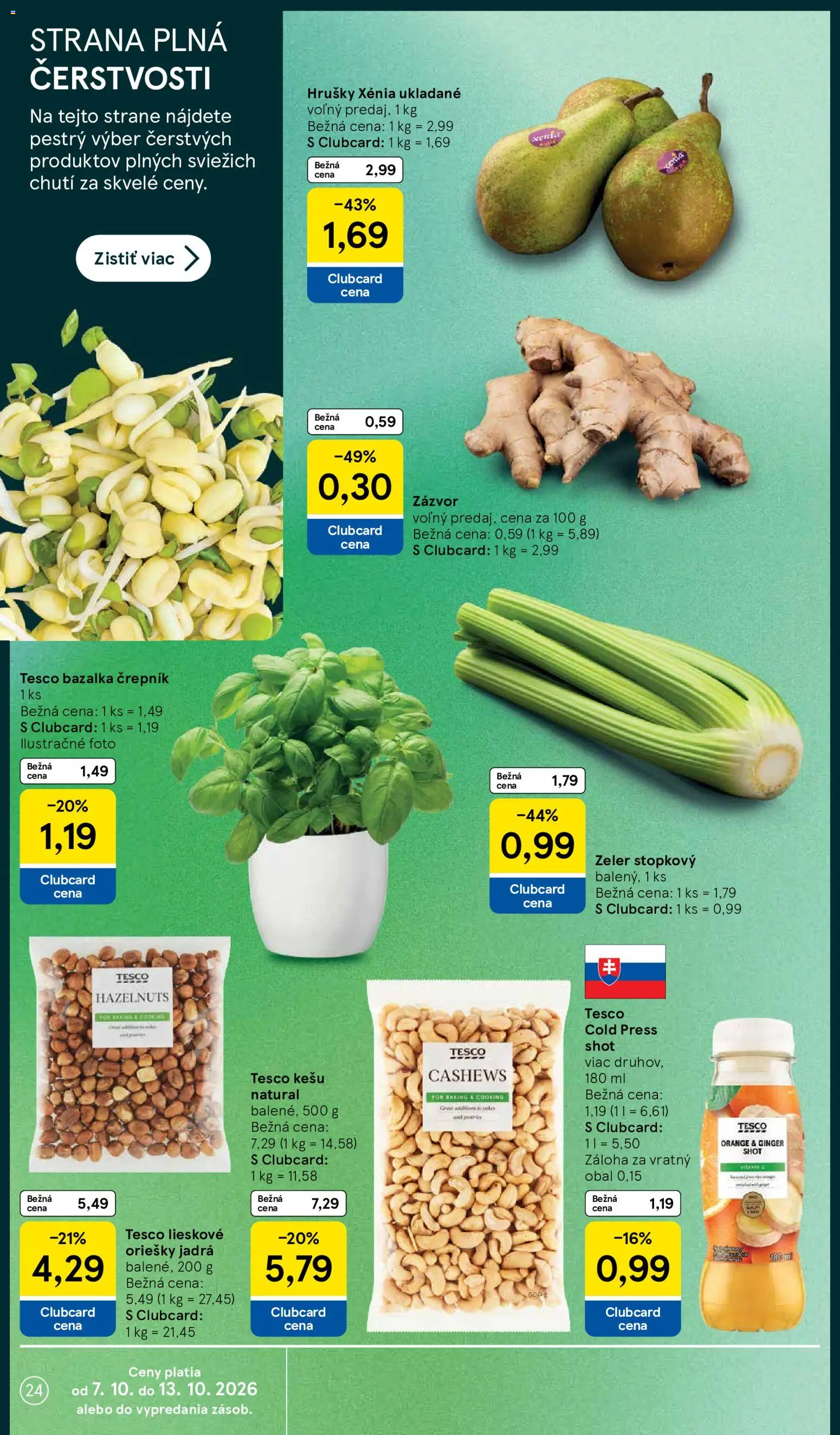 Náhľad Tesco letáku platného od 07.10.2026
