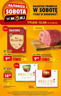 Pogląd gazetki "Biedronka gazetka - Najtańsza sobota" ze sklepu Biedronka ważnej od 13.06.2026