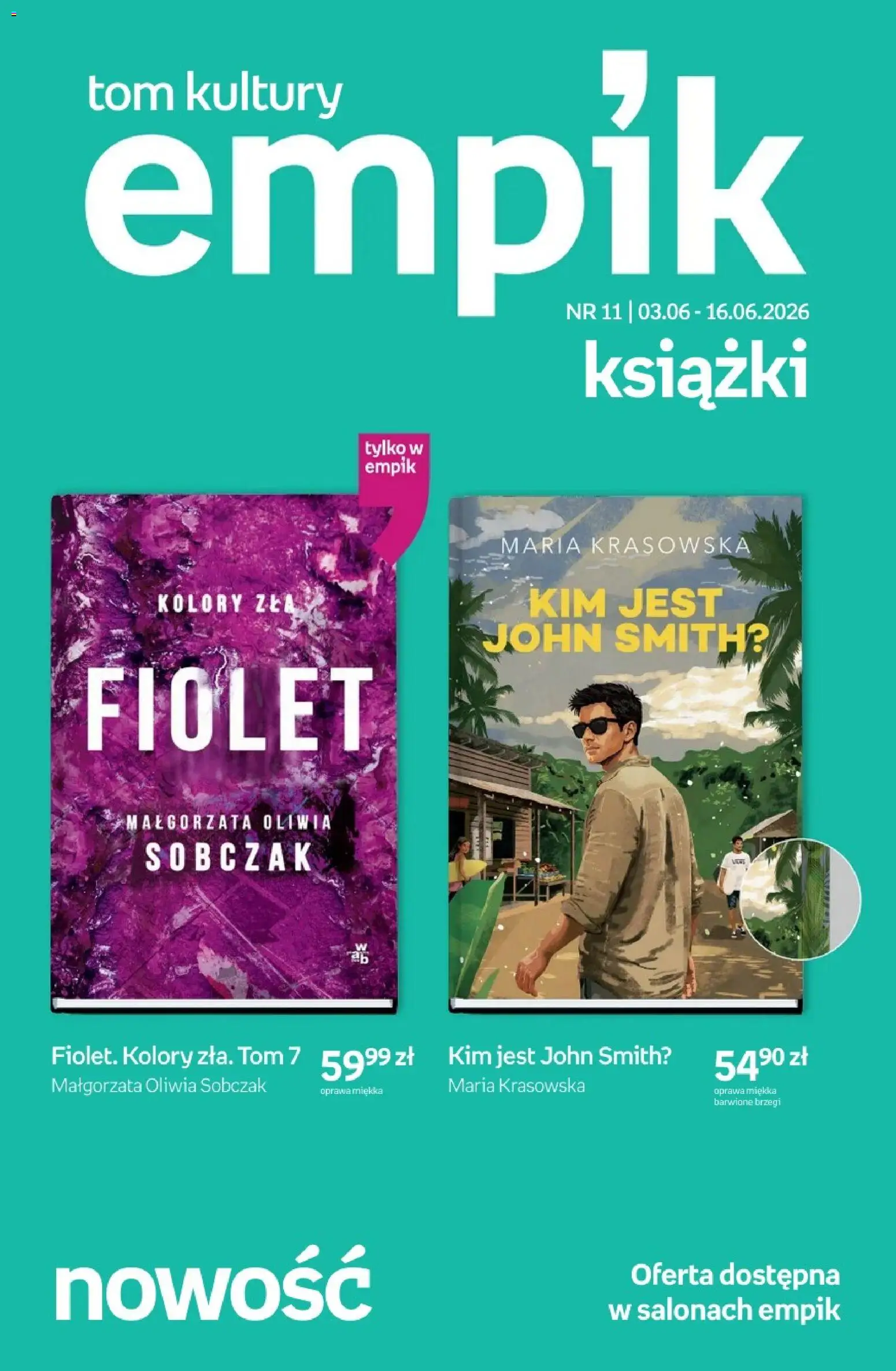 Pogląd gazetki "Empik promocje - Tom kultury Książki" ze sklepu Empik ważnej od 03.06.2026