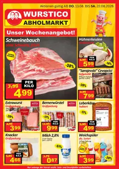 Vorschau der Angebote: Wurstico Abholmarkt Wurstico Abholmarkt Flugblatt gültig ab 13.08.2026
