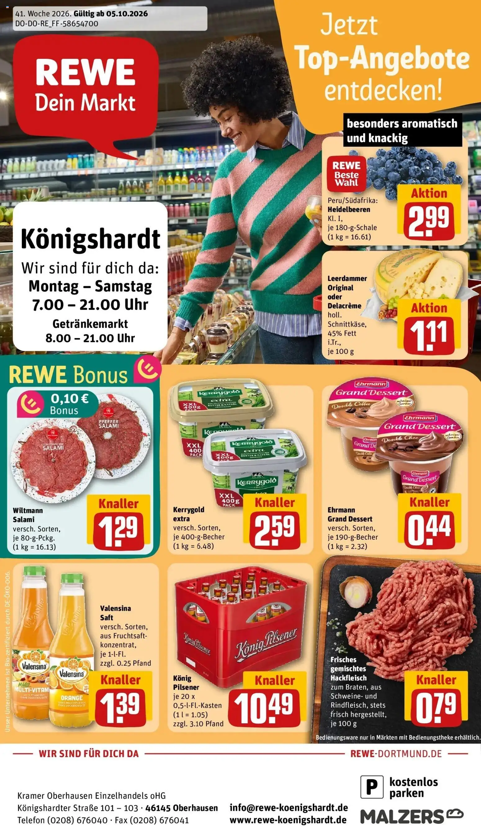 Vorschau von dem Prospekt des Geschäftes Rewe, gültig ab dem 05.10.2026