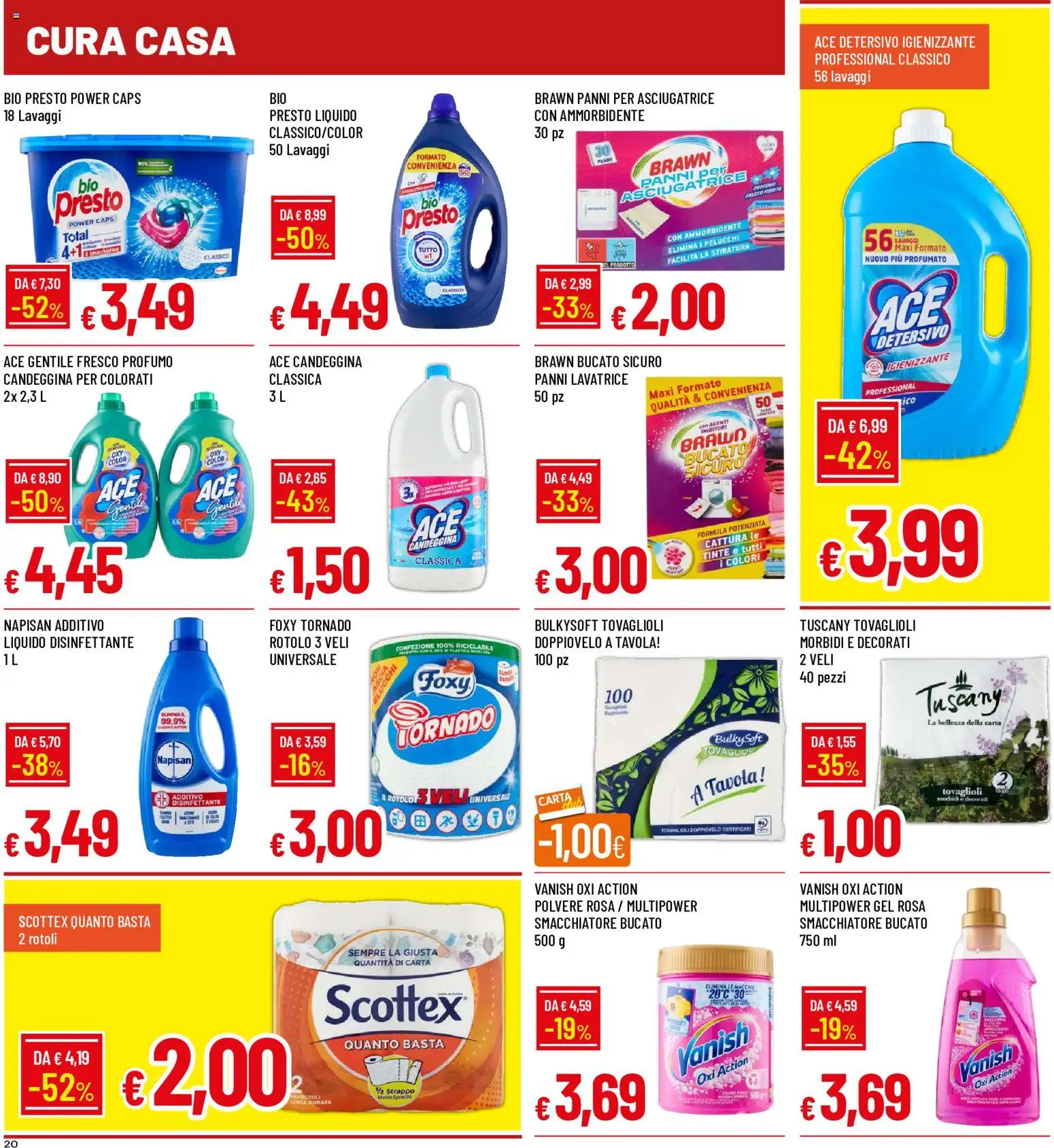 Anteprima dell'opuscolo Galassia volantino dal negozio Galassia valido da 07/09/2026 - Lavatrice, Asciugatrice, Profumo, Candeggina, Ammorbidente, Panni, Smacchiatore