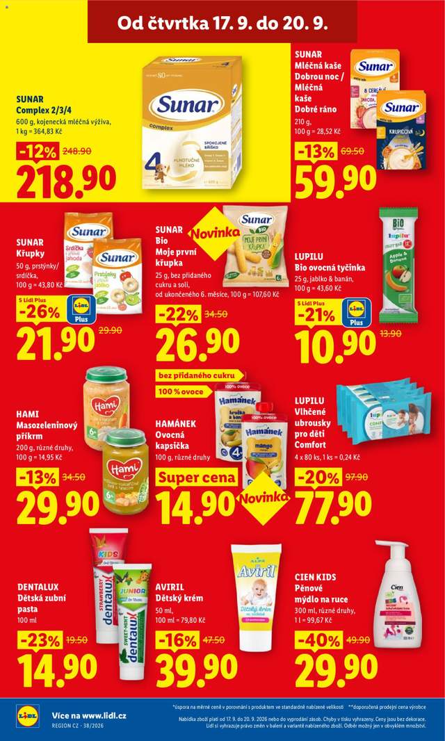 Nový Lidl leták od 17.09.