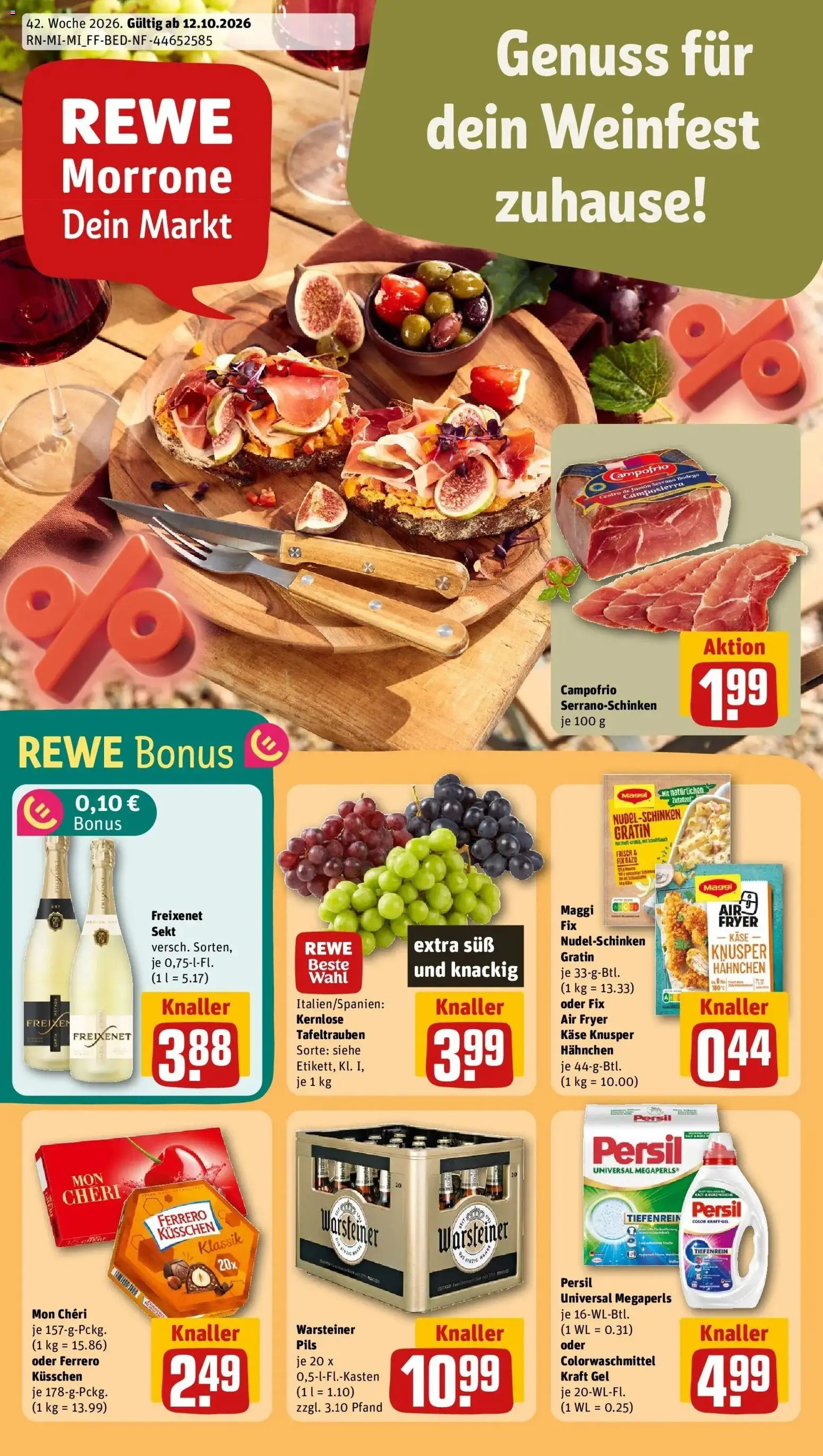 Vorschau von dem Prospekt des Geschäftes Rewe, gültig ab dem 12.10.2026