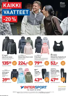 Kaupan Intersport Intersport kaikki vaateet -20 esikatselu, voimassa 14/08/2026