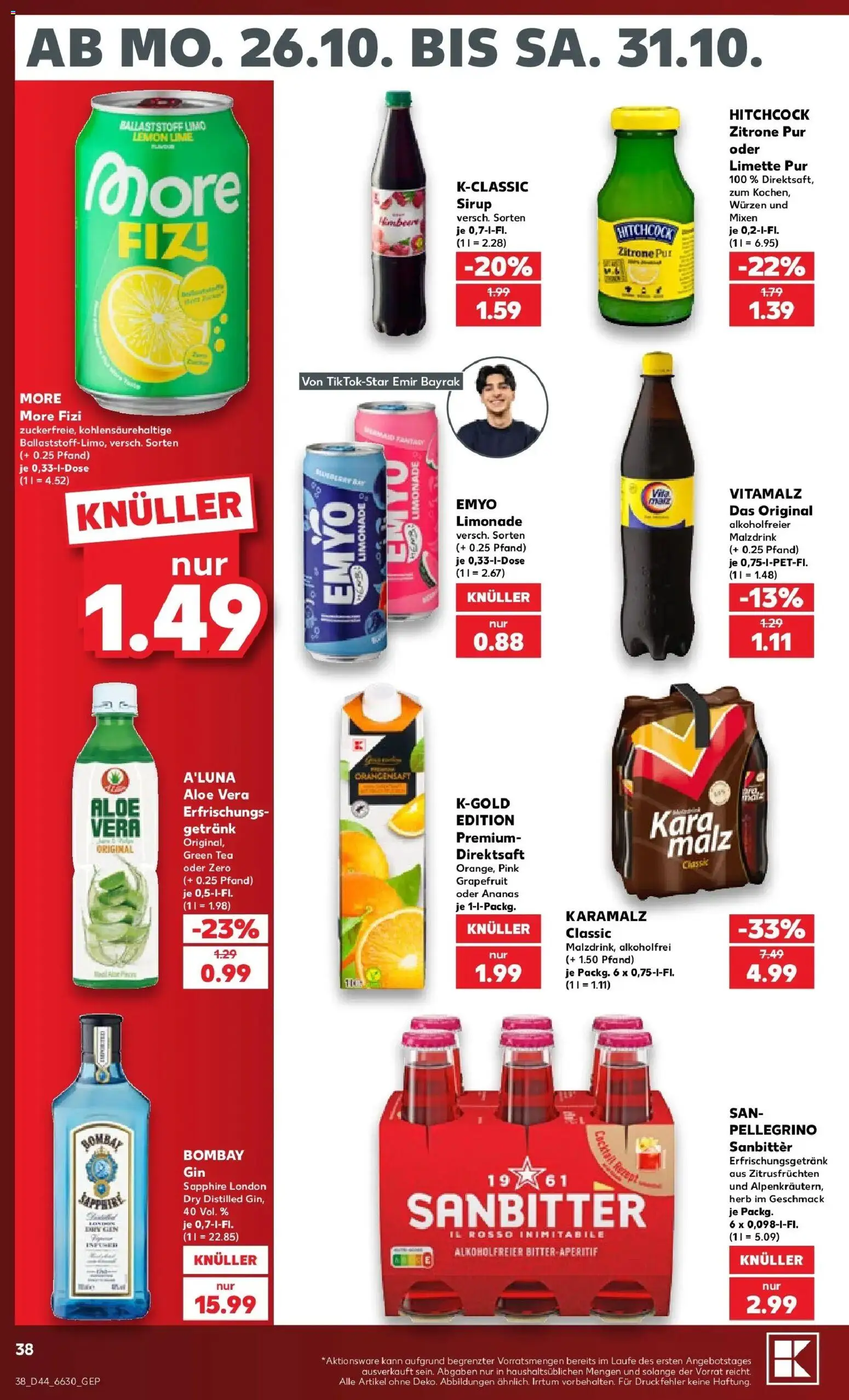 Vorschau von dem Prospekt des Geschäftes Kaufland, gültig ab dem 26.10.2026