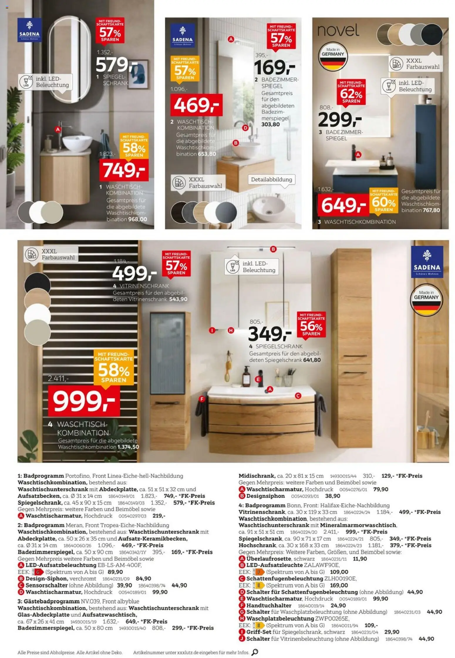 Vorschau von dem Prospekt des Geschäftes XXXLutz, gültig ab dem 24.10.2026 - Spiegel, Schrank, Handtuchhalter, Waschtisch, Vitrinenschrank, Spiegelschrank