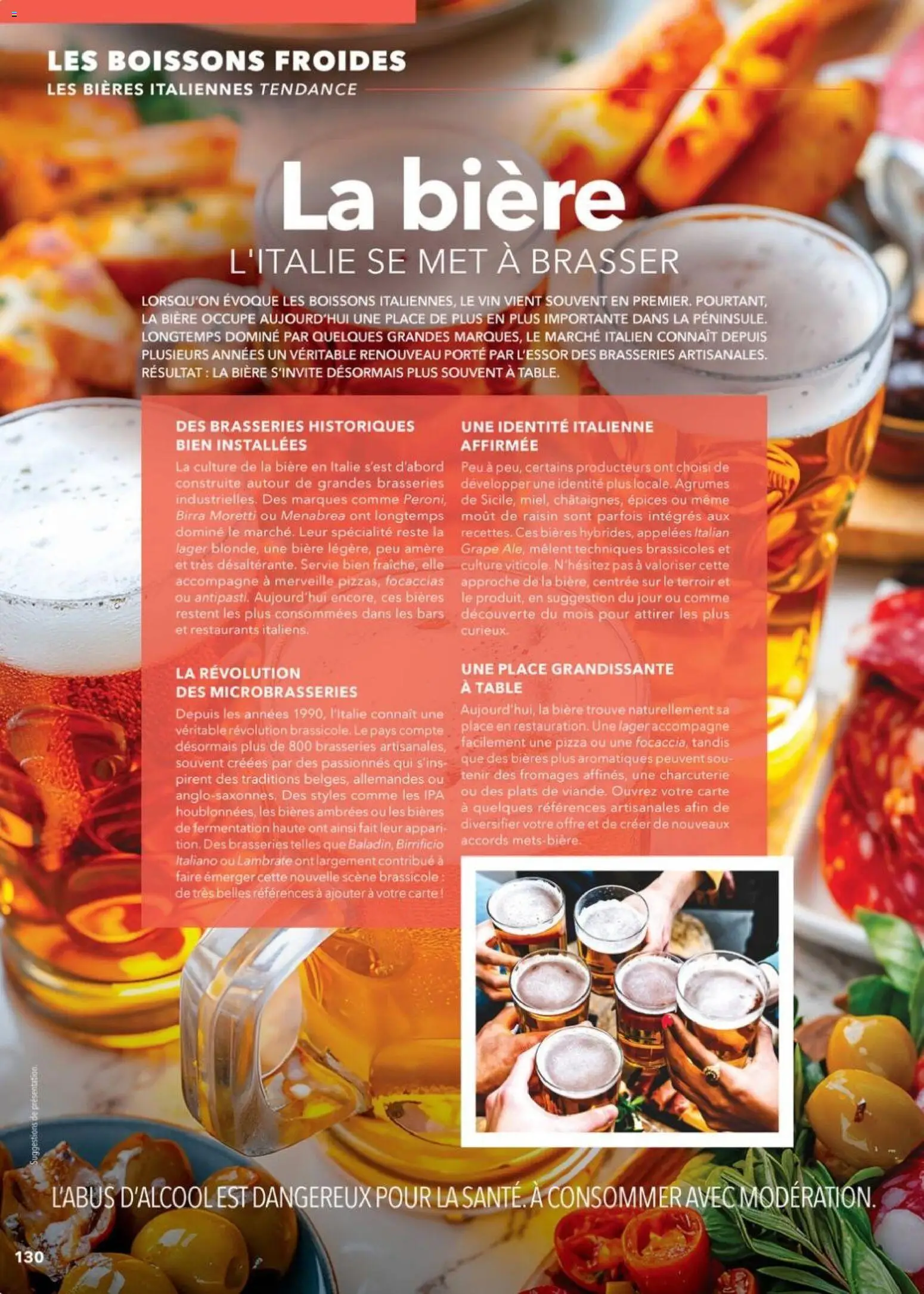 Prévisualisation de METRO - Guide Italie du magasin METRO formulaire valide 28/05/2026 - Pizza, Charcuterie, Bière, Porte, Table, Raisin, Agrumes, Boissons