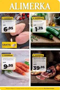 Vista previa del folleto de la tienda Alimerka válido desde el 19/10/2026 