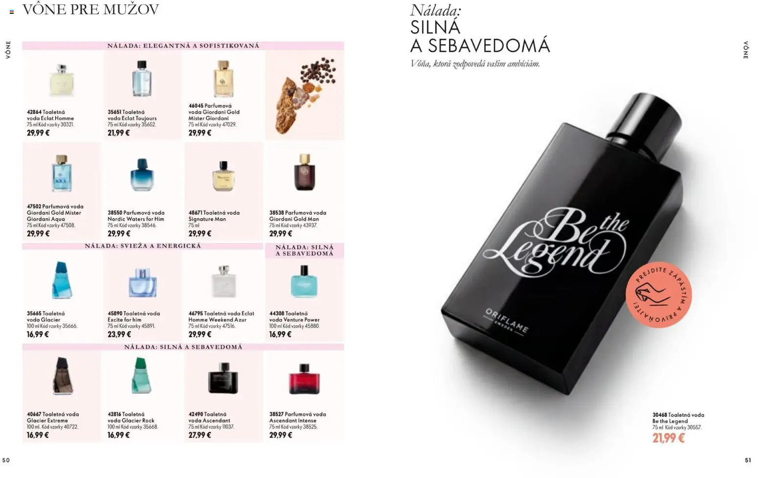 Náhľad Oriflame letáku platného od 11.11.2026 - Voda, Toaletná voda