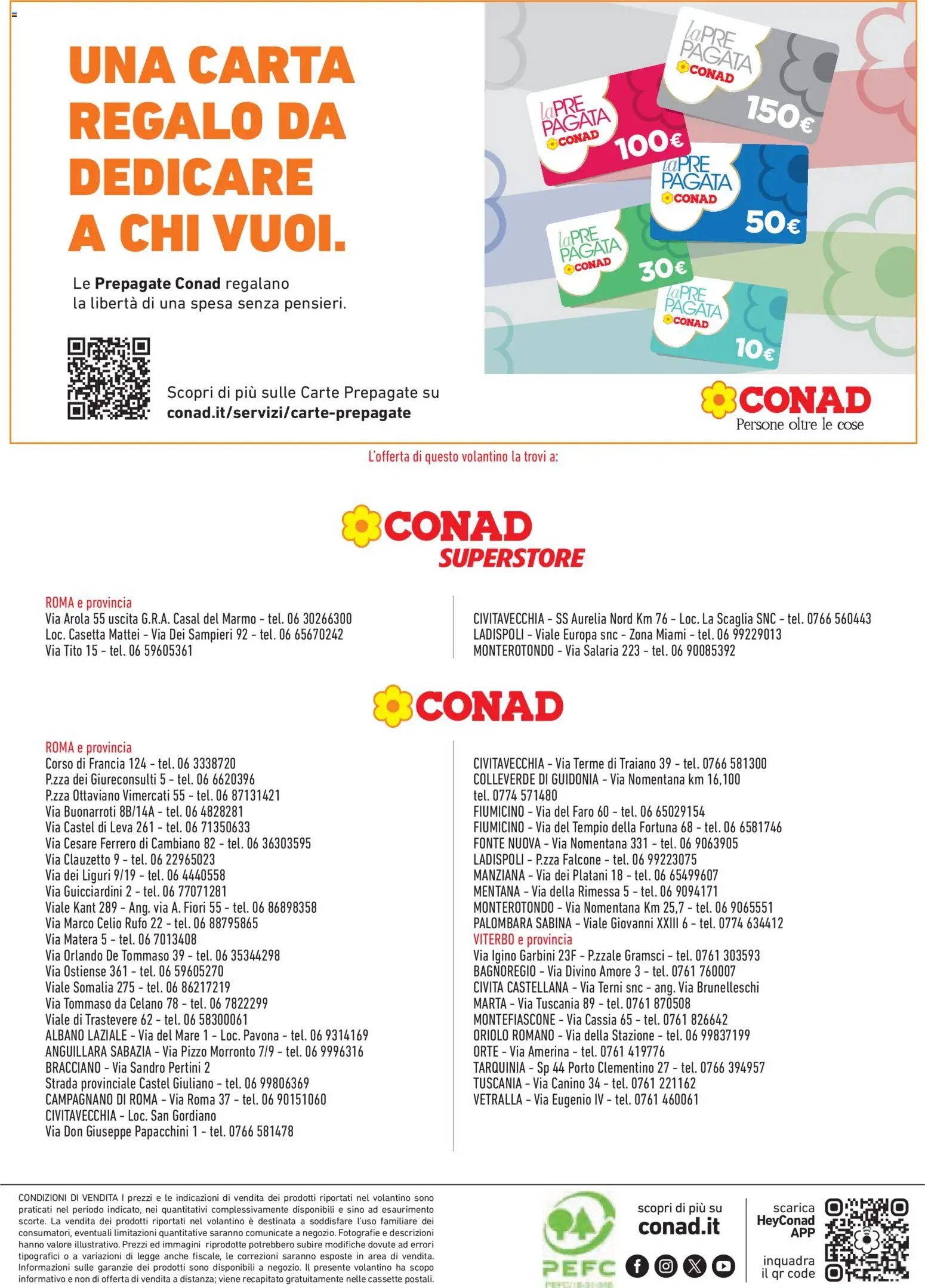 Anteprima dell'opuscolo Conad volantino Superstore Ceste & Vini dal negozio Conad valido da 05/11/2026