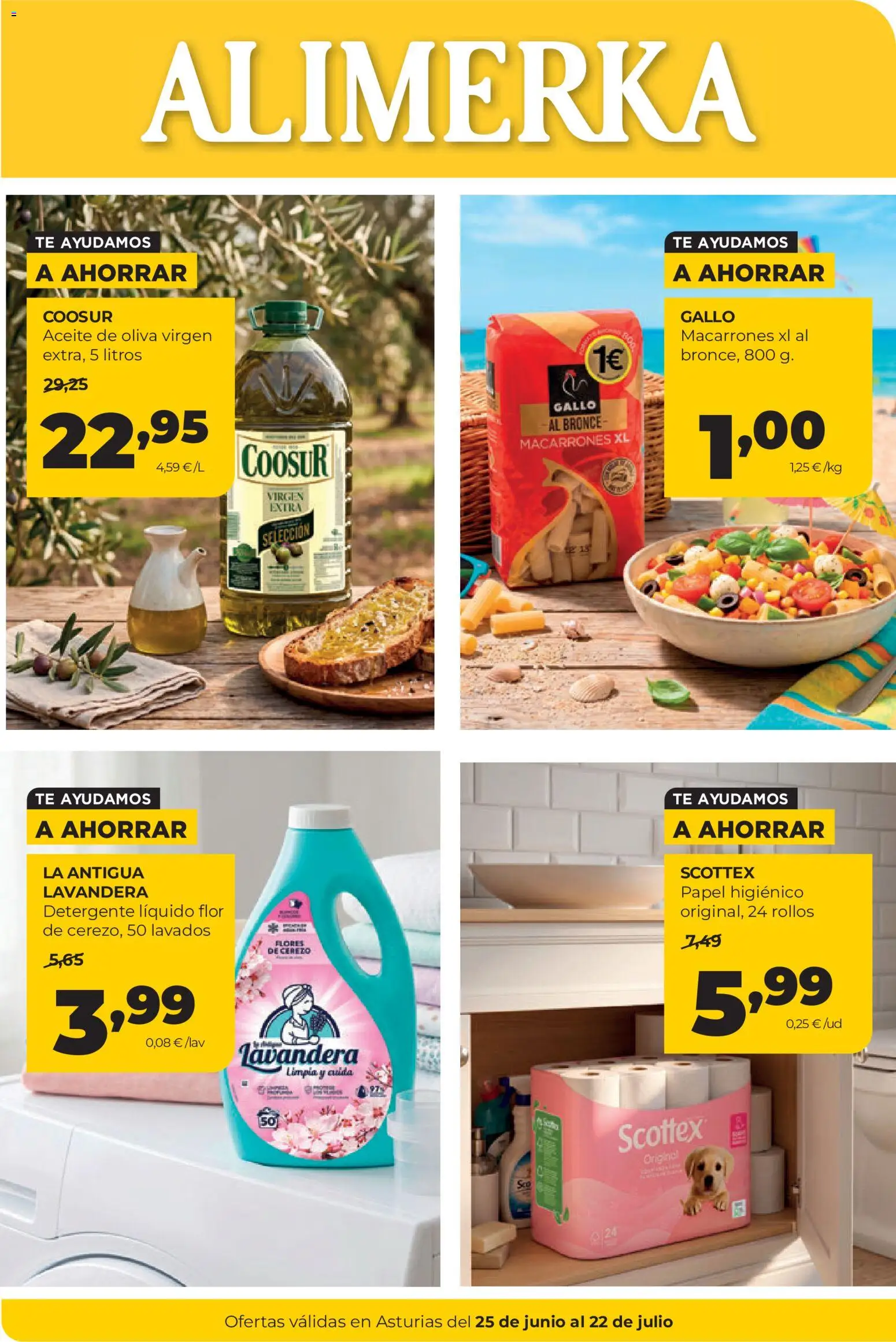 Vista previa del folleto de la tienda Alimerka válido desde el 25/06/2026 
