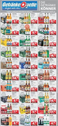 Vorschau von dem Prospekt des Geschäftes Getränke Quelle, gültig ab dem 26.05.2026