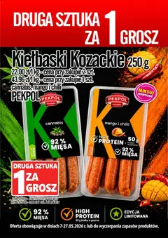 Pogląd gazetki "Prim Market promocja - Kiełbaski Kozackie" ze sklepu Prim Market ważnej od 07.05.2026