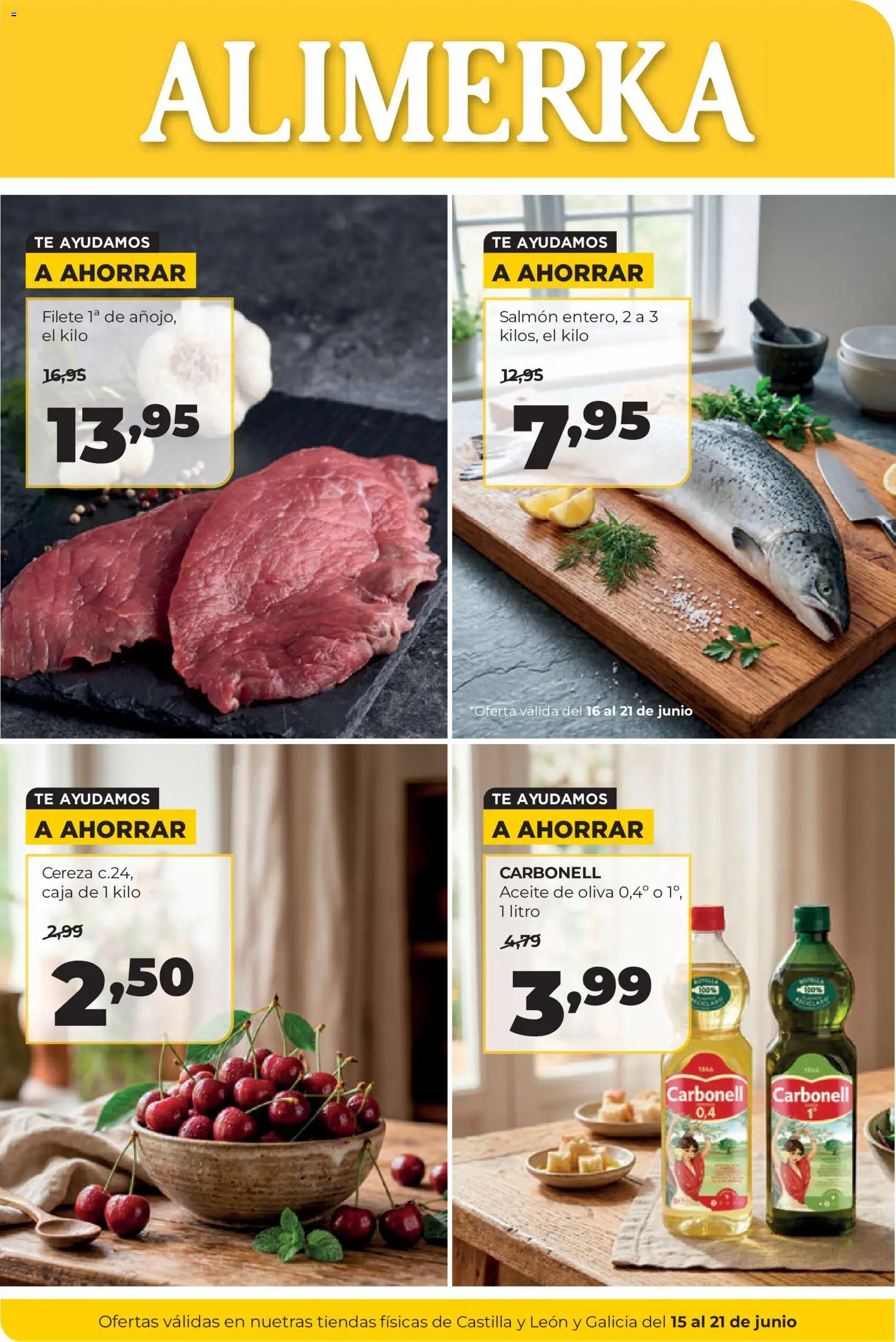 Vista previa del folleto de la tienda Alimerka válido desde el 15/06/2026 