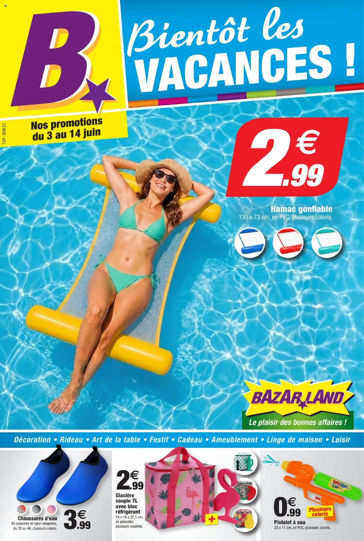 Prévisualisation de Bazarland catalogue du magasin Bazarland formulaire valide 03/06/2026