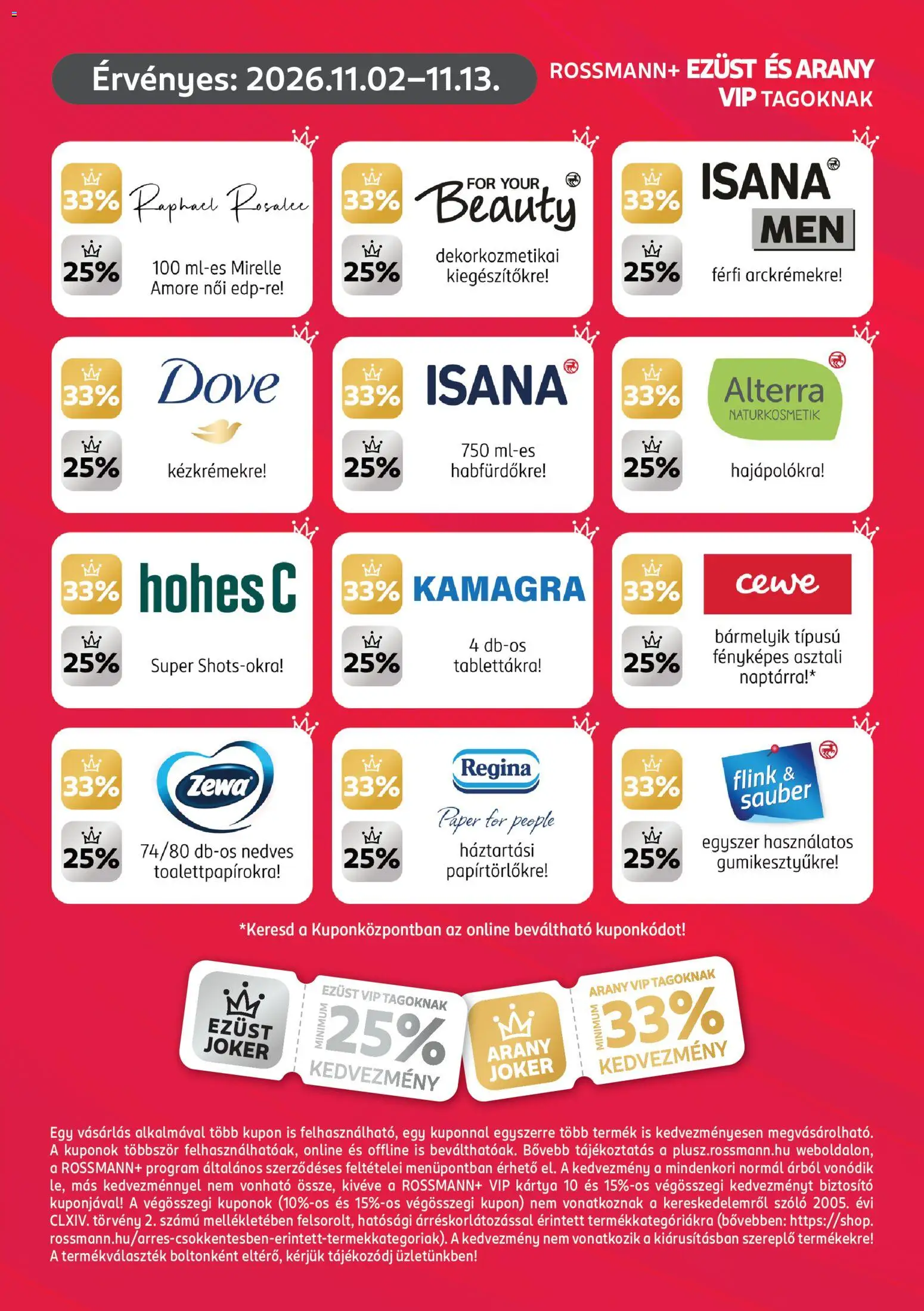 Rossmann - Rossmann Szórólap megtekintése, amely érvényes 2026.11.02.-től