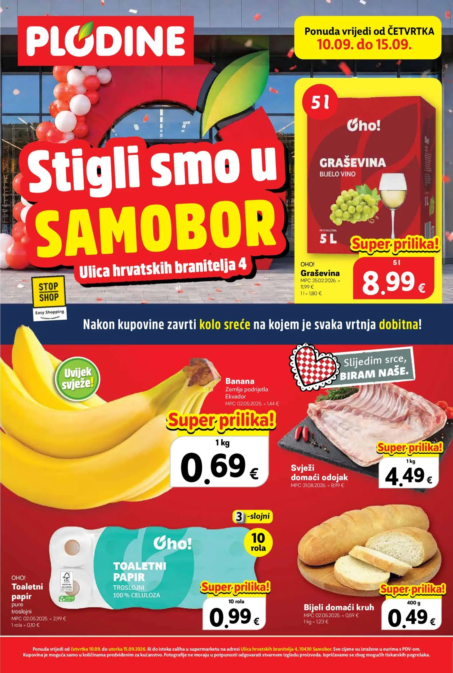 Pregled letka Plodine Katalog trgovine Plodine vrijedi od 10.09.2026