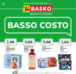 Anteprima dell'opuscolo Basko volantino dal negozio Basko valido da 14/07/2026