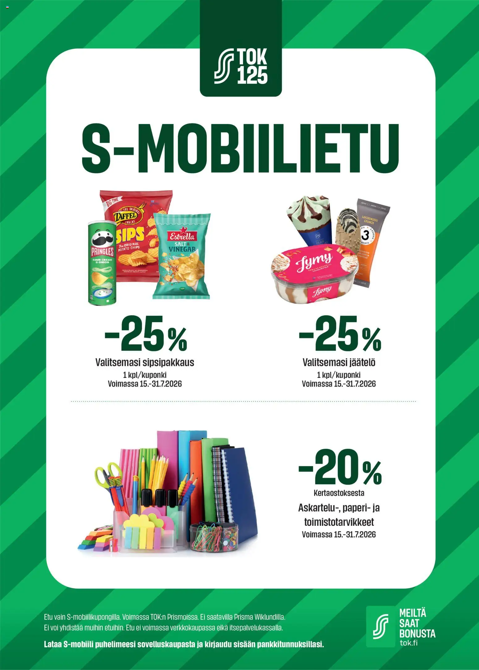 Kaupan Prisma Prisma tarjoukset - S-mobiilietu esikatselu, voimassa 15/07/2026