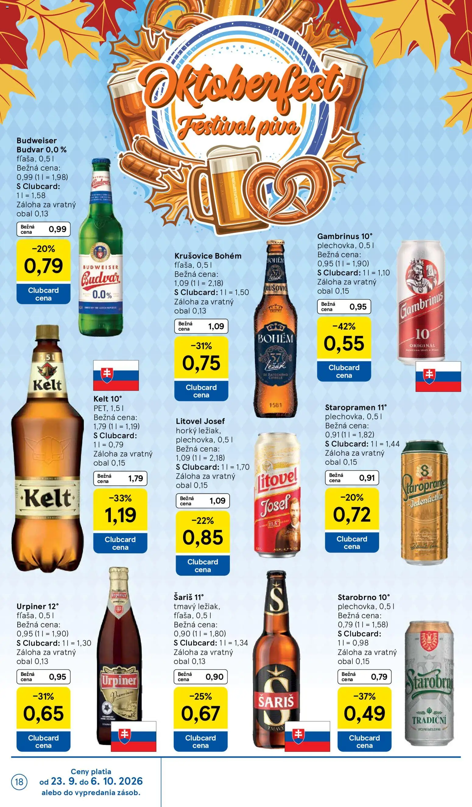 Náhľad Tesco letáku platného od 23.09.2026