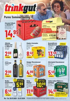 Vorschau von dem Prospekt des Geschäftes Trinkgut, gültig ab dem 20.07.2026