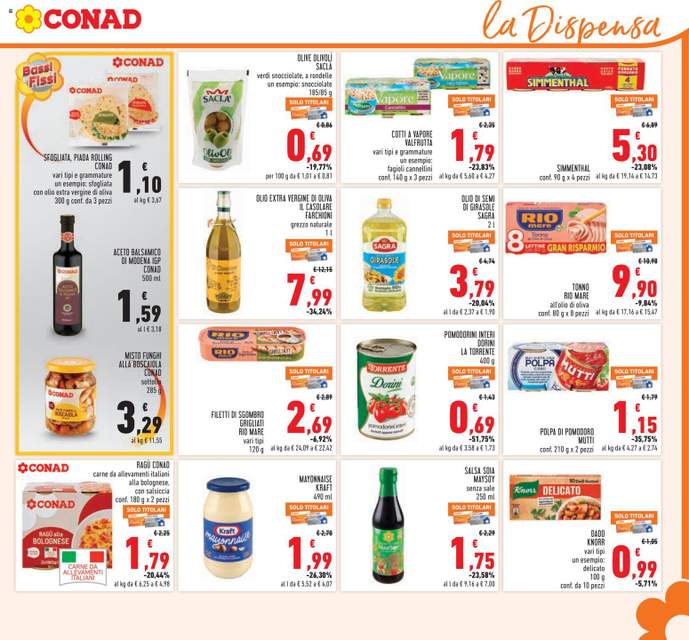 Nuovo volantino Conad dal 07/10