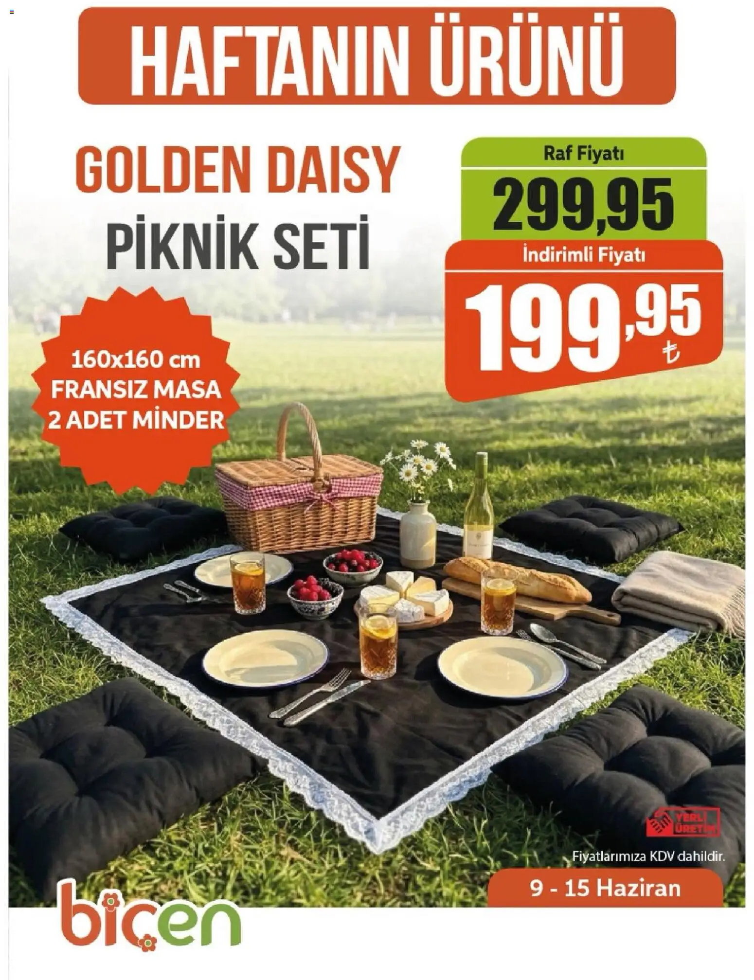 Biçen Market Biçen Market - Haftanın Ürünü 09.06.2026 - Broşürünün önizlemesi - Masa, Raf