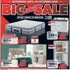 Preview of Lewis Stores flyer valid from 28/09/2026