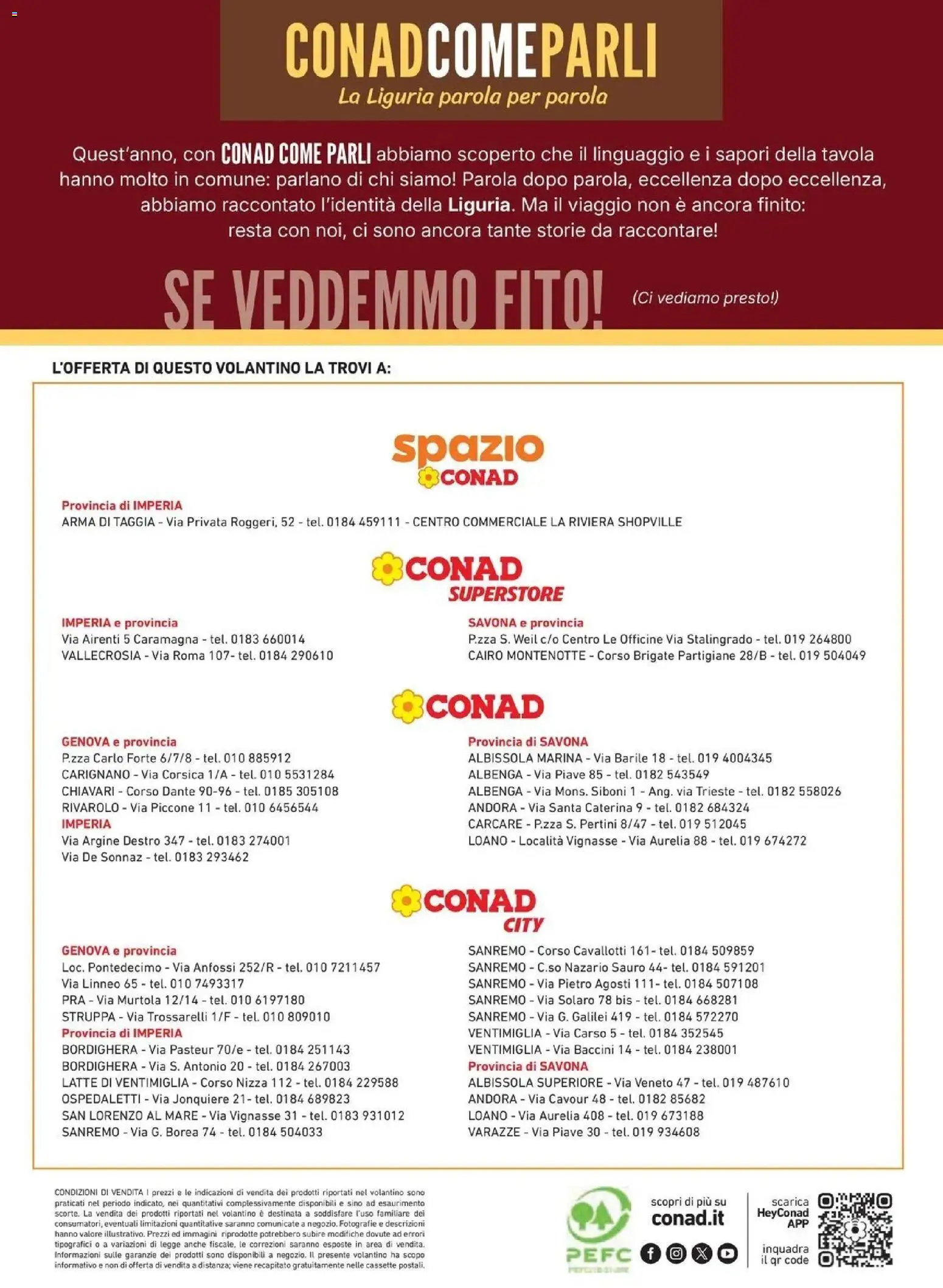 Anteprima dell'opuscolo Conad volantino Genova dal negozio Conad valido da 08/10/2026 - Latte